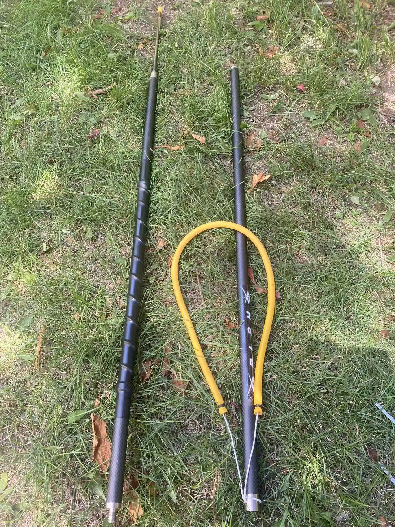 New Carbon Fiber Fishing Spear Diving 2 Sections Detachable Each Section One Meter Can Be Combined for Use Fish Hook