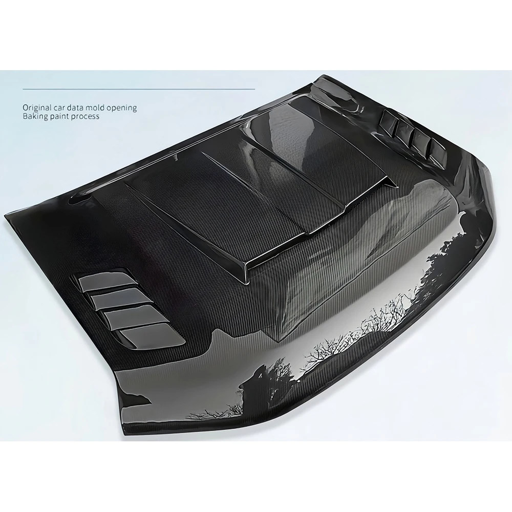 

Glass Fiber Front Hood Bonnet Fit Engine Cover With Vents Bonnet Hood for Jetour T2 Accessories 2022 2023 2024