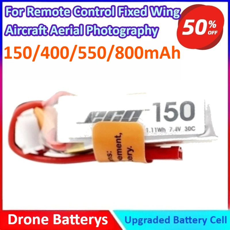 

2S/3S 7.4V/11.1V 150/400/550/800mAh JST Plug General-purpose Battery for Remote Control Fixed Wing Aircraft Aerial Photography