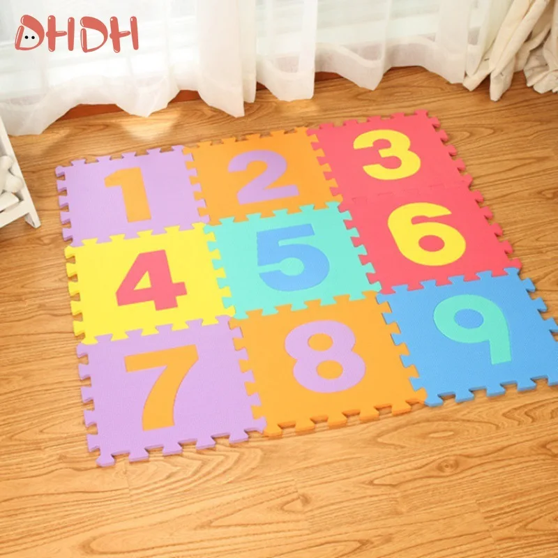 

Baby Play Mat Educational Games Children Kids Foam Puzzle Carpet Numbers Animal Toys for Children From 1 To 3 Years