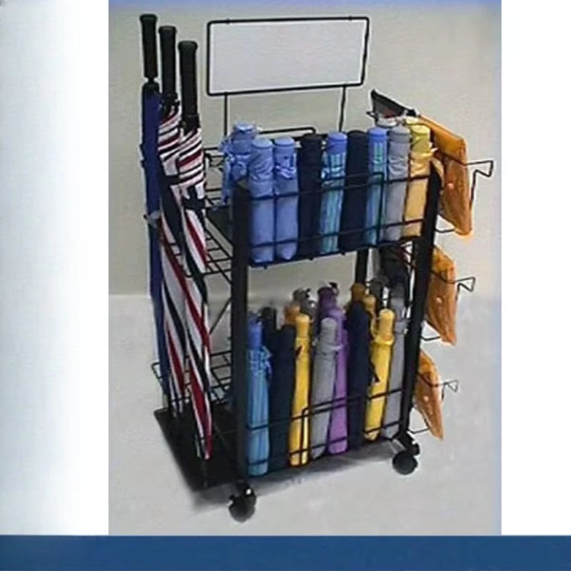 حامل عرض المظلة مظلة مع حامل عرض معدني #3