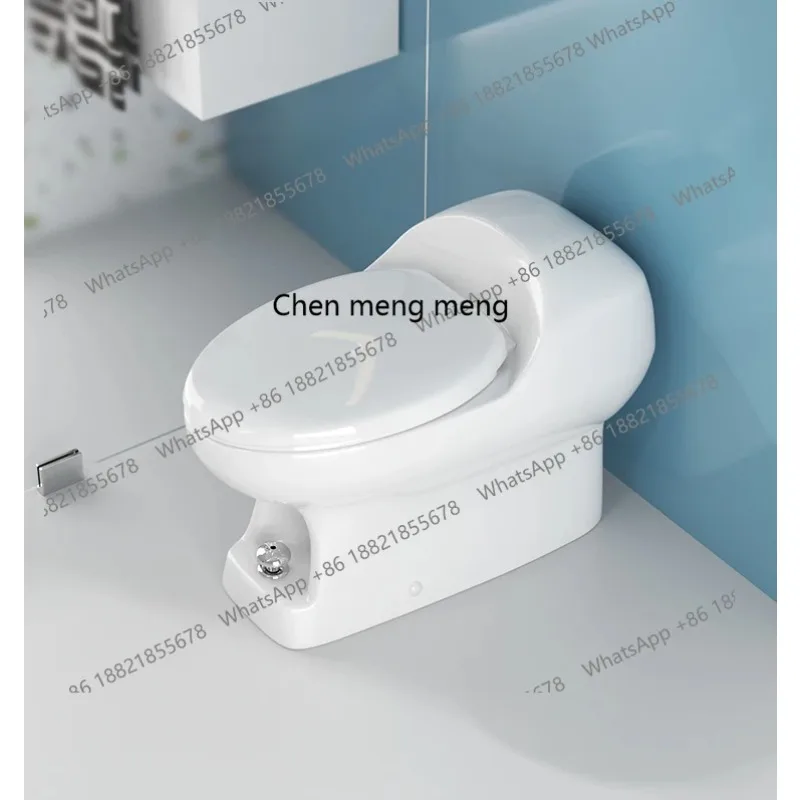 One-liter Jieju toilet anti-backflow household tankless bathroom straight flush family silent deodorant ceramic toilet