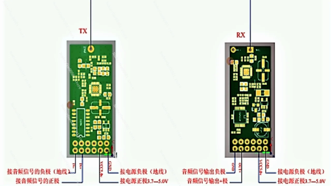 

UHF Wireless Digital Audio Transmitter Transceiver Module Wireless Audio Transmission Module