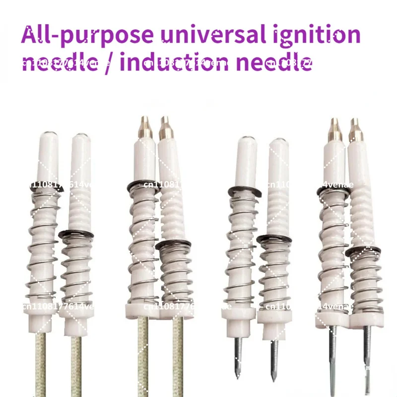 10pcs Universal Ceramic Gas Stove Ignition Needle, Height Adjustable Replacement Parts