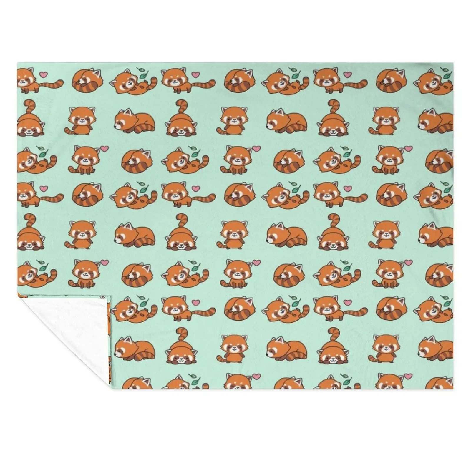 

Red Panda Pattern Throw Blanket Luxury Designer Softest For Sofa Thin Decorative Beds Blankets
