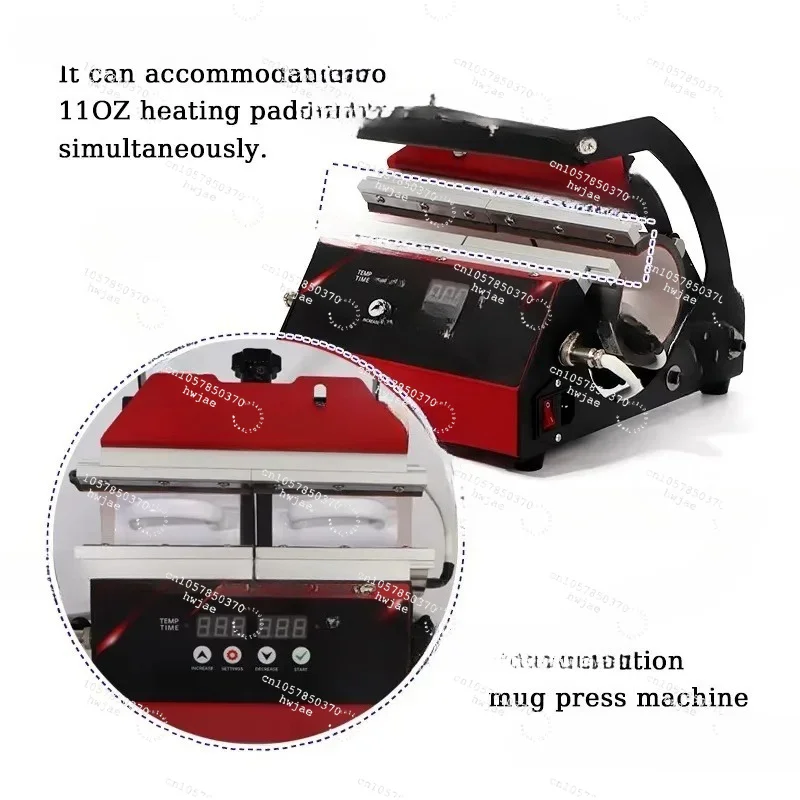 New Design Electric Double Station Mug Press Machine for 40OZ Cups Heat Press Sublimation