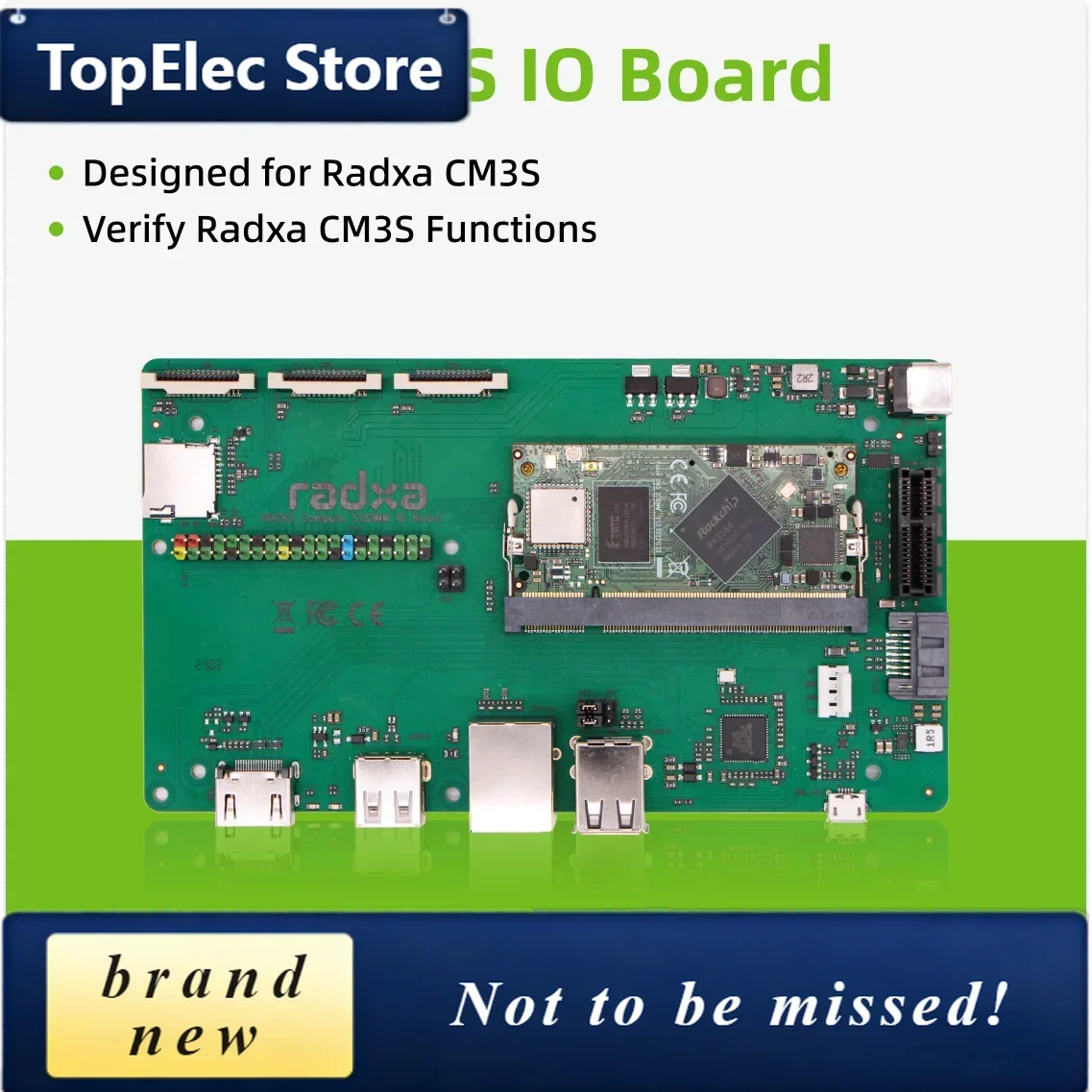 TopElec Radxa CM3S IO Board, Verify Radxa CM3S Functions