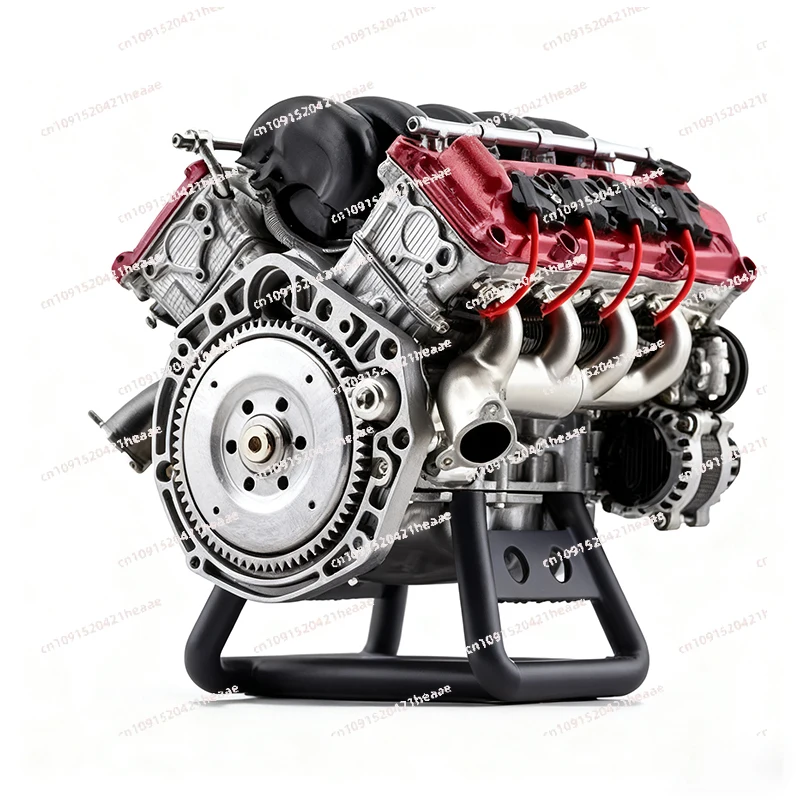 Suitable for Electric Model Assembly Kit V8 Engine Model Simulation for Car and Desktop Dencoratio