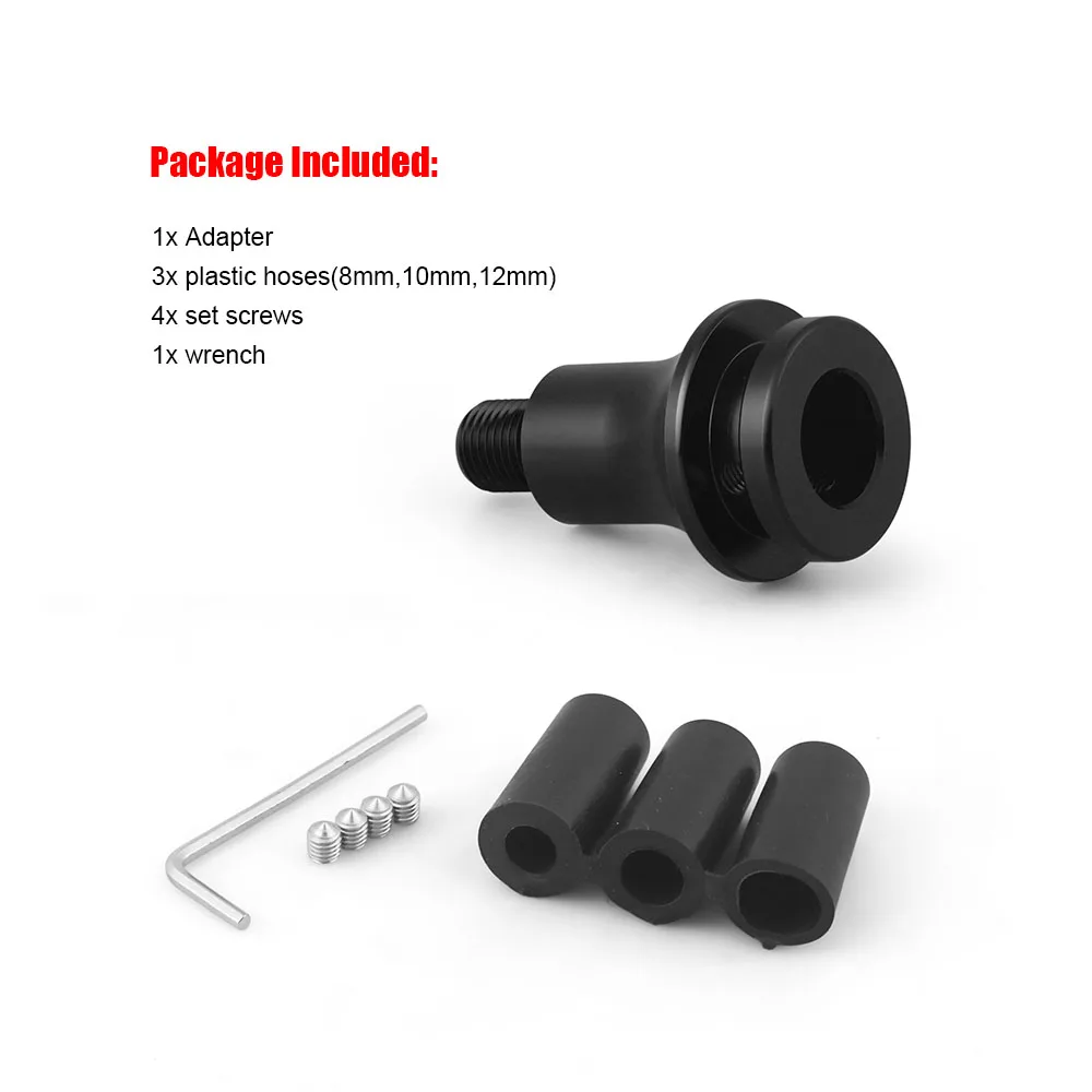 Universal Auto Manueller Schaltknauf Adapter für M12x1,25 Gewinde Aluminiumlegierung – Detail 4