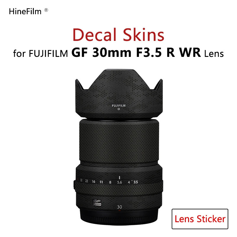 

Fuji GF30 F3.5 Lens Sticker 30-3.5 Wrap Cover Skin For Fujifilm GF30mm F3.5 R WR Lens Decal Anti-Scratch Protector Coat