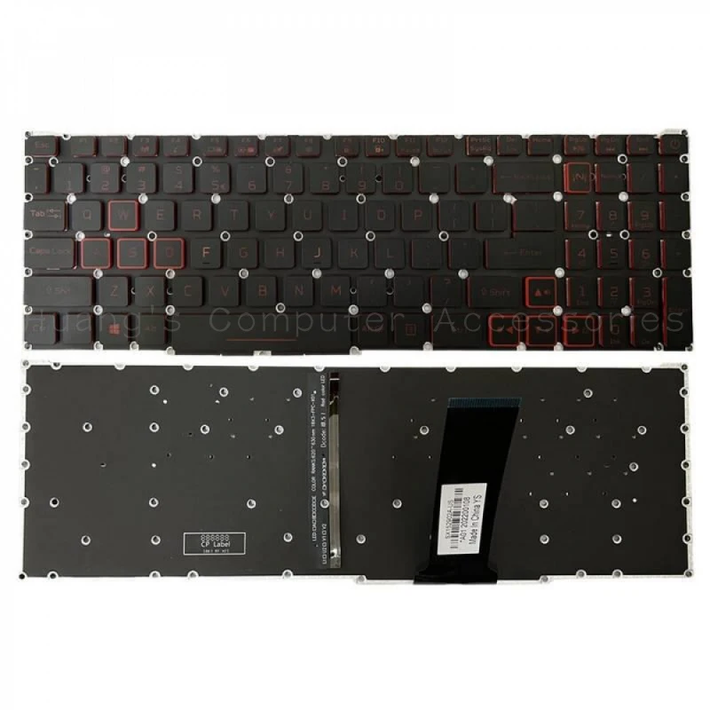 S+RTDPART Original Backlit Keyboard New For Acer Nitro 5 AN515-43 AN515-54 AN515-55 AN517-51 AN517-52