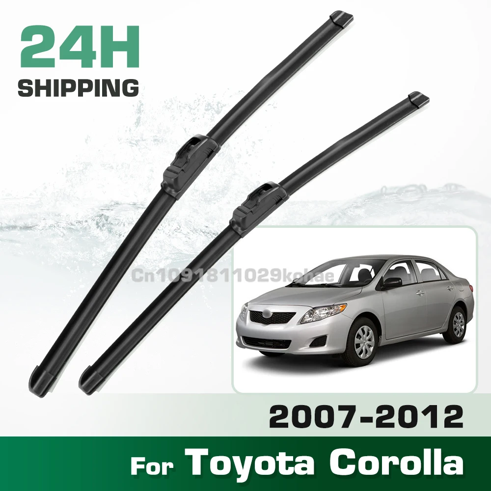 For Toyota Corolla E140 E150 2007-2012 2008 2009 2010 2011 LHD&RHD Front Wiper Blades Windshield Windscreen Window Brush 26