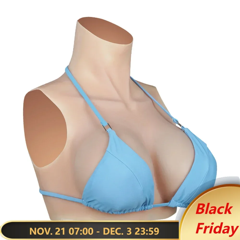 

KUMIHO Silicone Fake Boobs C G CUP Breast Forms Crossdressing Sissy for Men Drag Queen Fake Boobs Fake Chest Cosplay