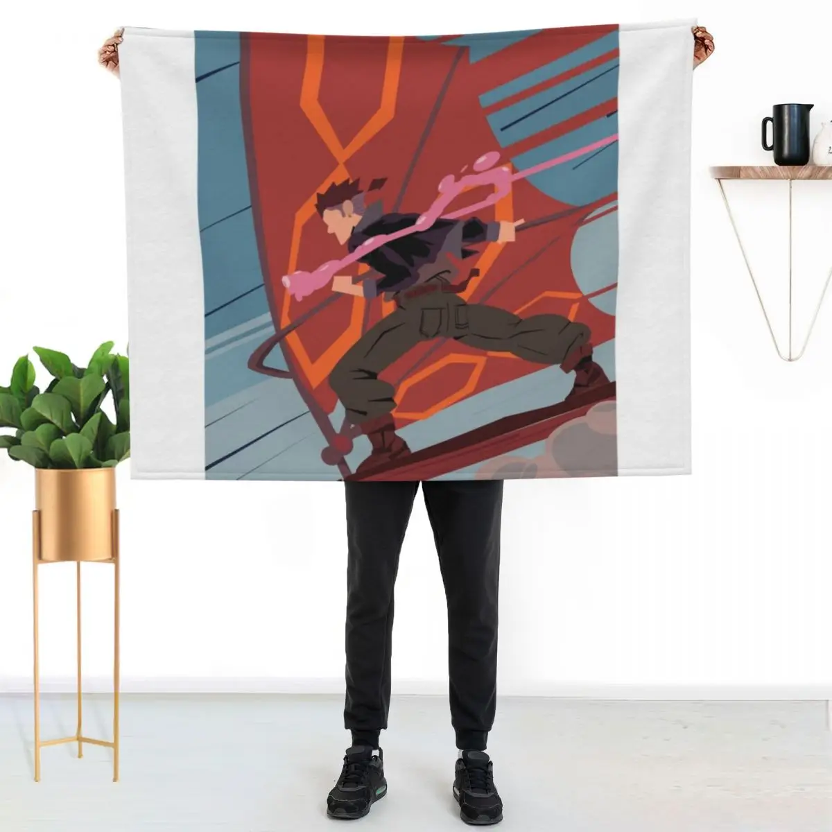 Jim Hawkins Solar Surfer (Treasure Planet) Throw Blanket Summer Beddings Blankets For Baby Softest Thermal Cute Hairy Blankets