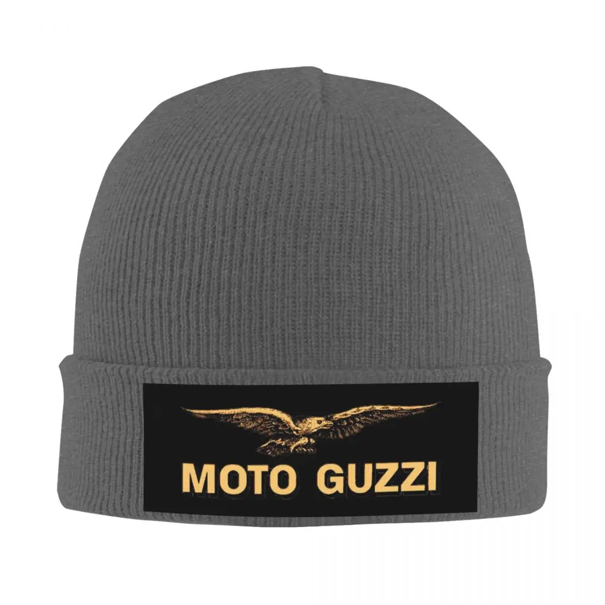 Moto Guzzi 2 Warm Knitted Cap Hip Hop Bonnet Hat Autumn Winter Outdoor Beanies Hats for Unisex Adult