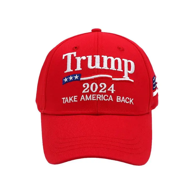 Trumpp 2024 Hat Donald Trumpp Hat America Flag Embroidery Adjustable Vintage Style Baseball Hat Breathable President Hat