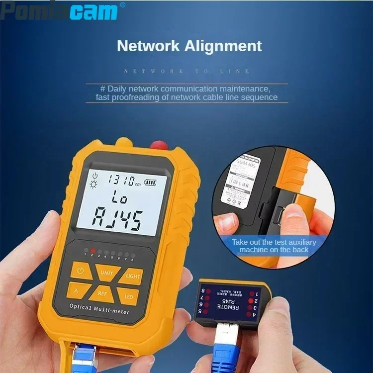 

New Type of Optical Power Meter 15km Visual Fault Locator Network Cable Testing Optical Power Meter Four in Ten Thousand Meter