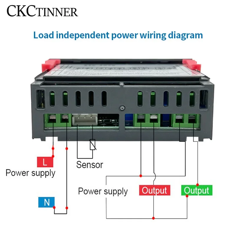 STC-3028 LED Digital Thermostat Temperature Controller Thermoregulator Relay Heating Cooling for Incubator AC 110-220V NTC