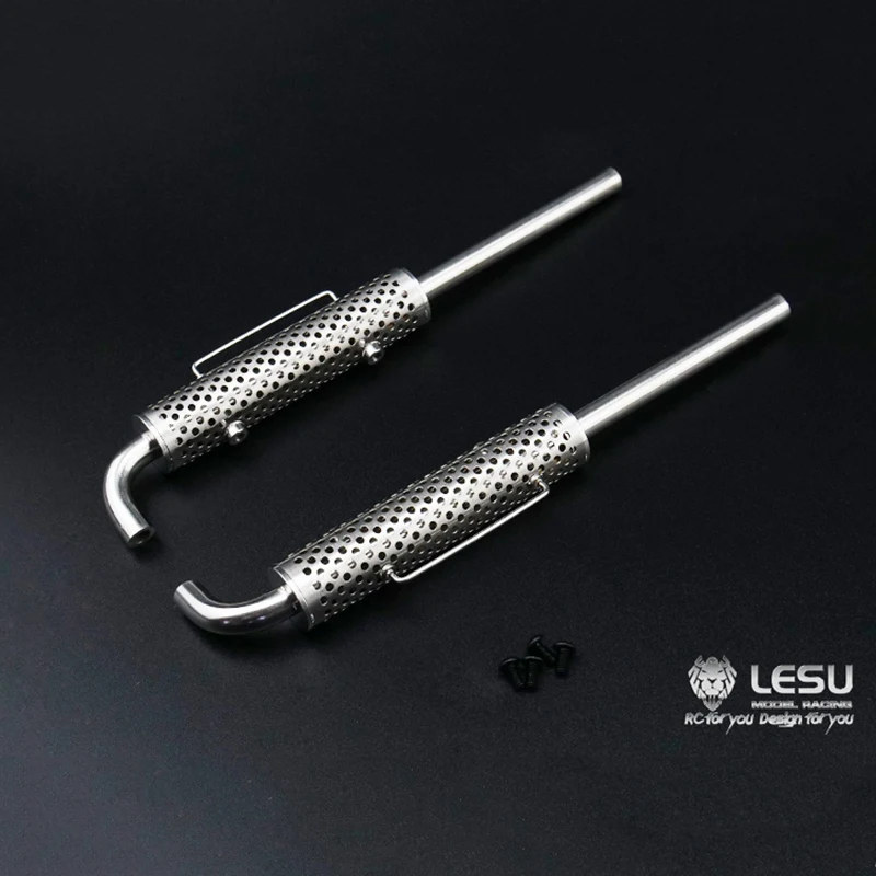 

Metal 1/14 LESU Chimney Exhaust Pipe for DIY Model TAMIYA King Hauler Grand Hauler Tractor Truck Car