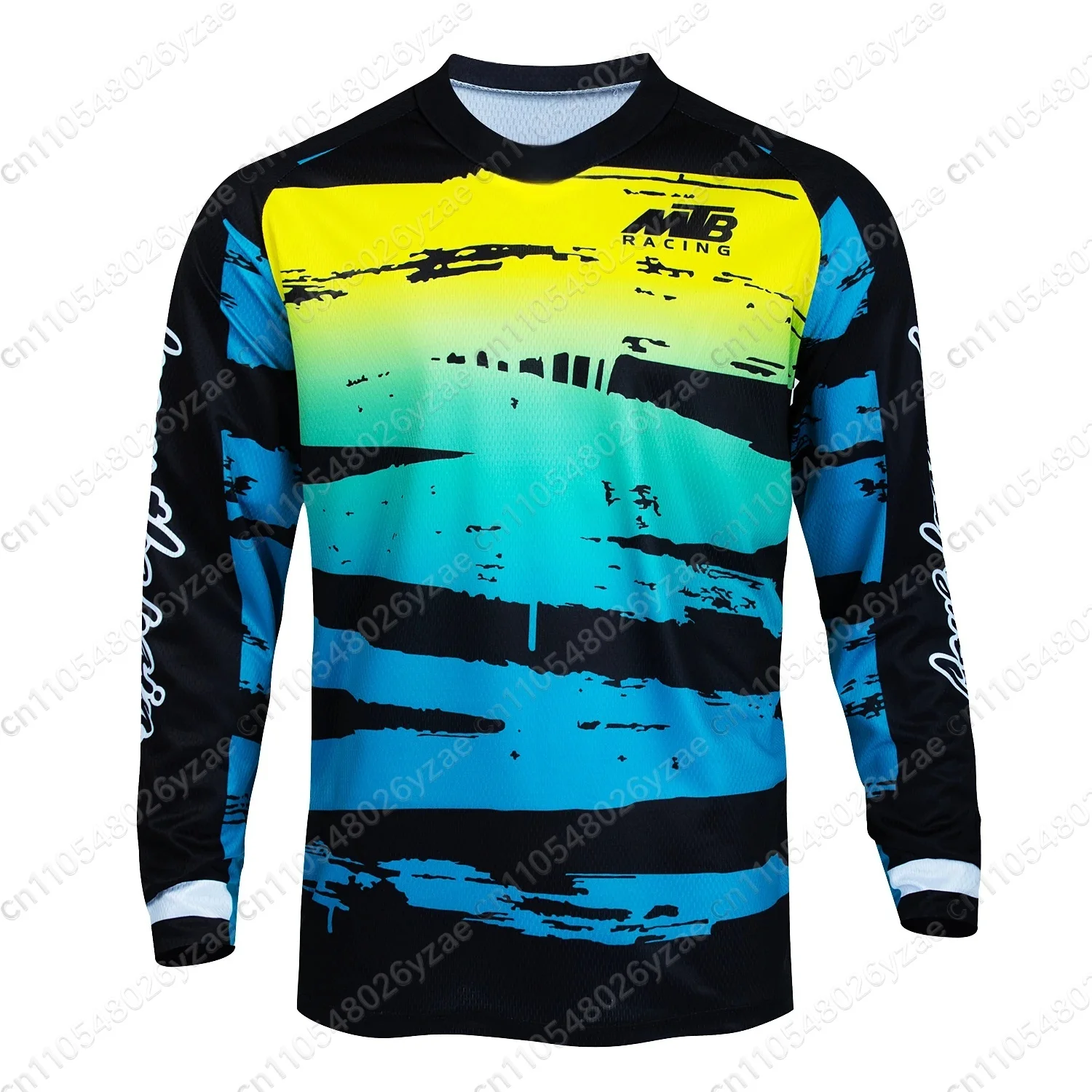 

2026 Men Motorcycle Sportswear Downhill Riding Shirt BMX Riding Tee Motorcycle Riding Breathable Fast Drying Long Sleeved Shirt