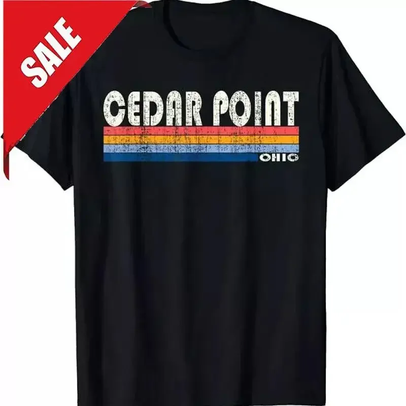 Vintage 70S 80S Style Cedar Point Oh T Shirt Size S 3Xl Webp
