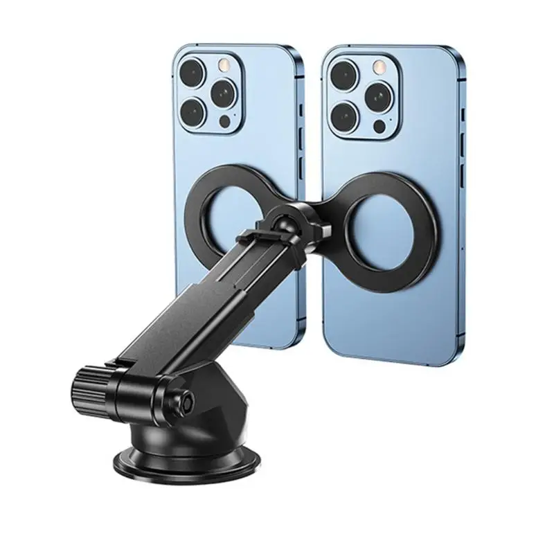 Y1UB 2 in 1 Phone Mount for Car Dashboard and Vent Double Head Design 360 Rotatable Holder for 4-7 Inch Mobile Phones