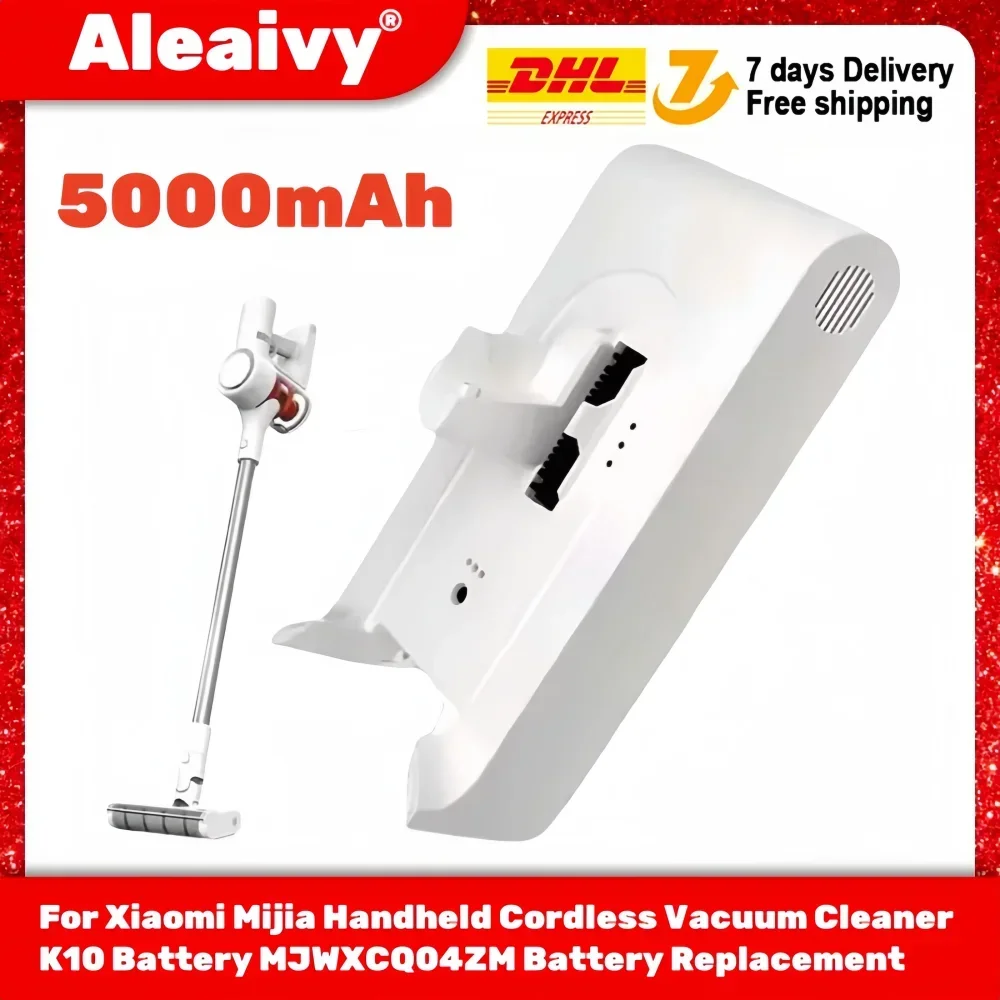 

Новый сменный аккумулятор для Xiaomi Mijia K10, ручной беспроводной пылесос, 25,2 В, 5000 мАч, литий-ионные аккумуляторные батареи