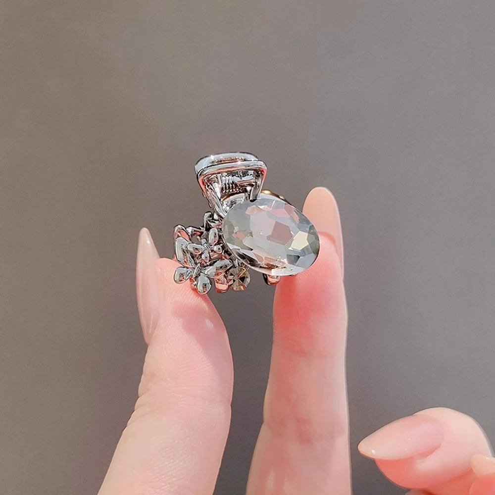 Super fée strass papillon Mini griffes de cheveux femmes filles front frange côté pinces à cheveux