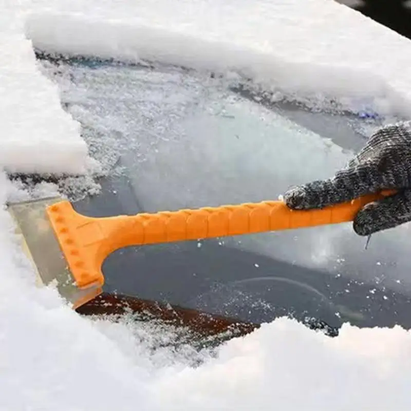 Window Snow Scraper Winter Windshield Anti-Scratch Ice Tool Shovel Effective Frost Cleaning For Winter Window For Cars Trucks