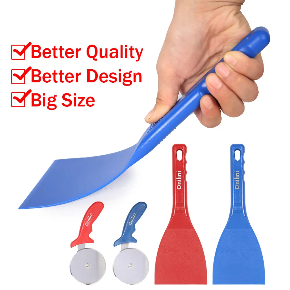 Onilini Raschietto flessibile Anti-calore Spatola antiurto Grado alimentare Taglierina per impasto antiaderente Raschietto flessibile resistente ai graffi
