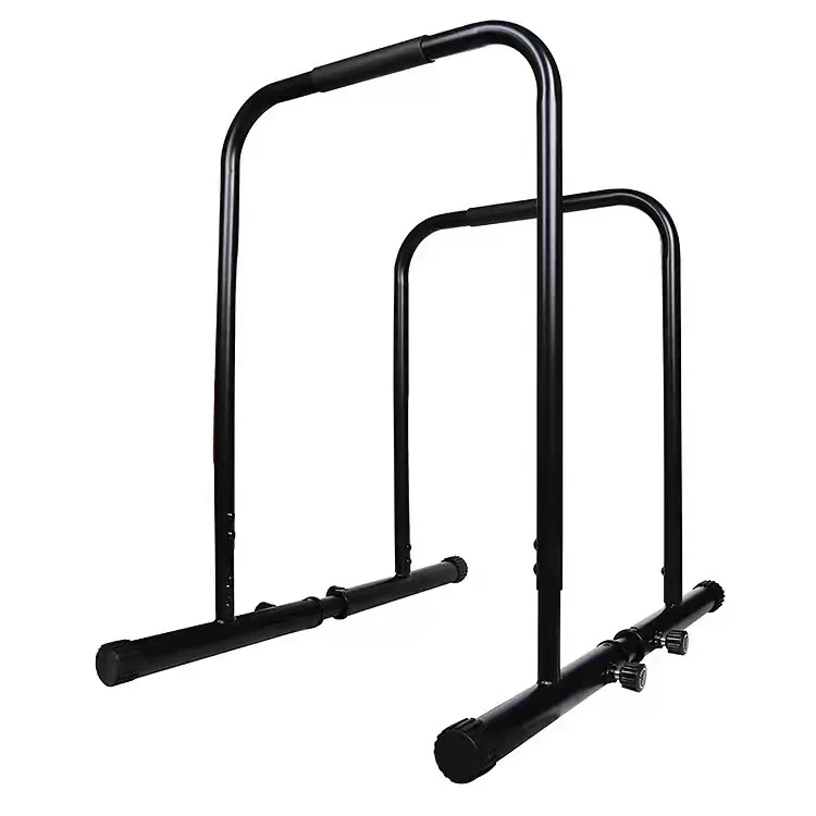 

Professional Home Gym Fitness Gymnastics Adjustable Push up Stand Parallel Dip Bars