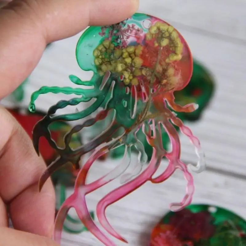 R3MC Professional Silicone Jellyfish Mould لاستخدام طويل الأمد في إنتاج المجوهرات الحرفي DIY
