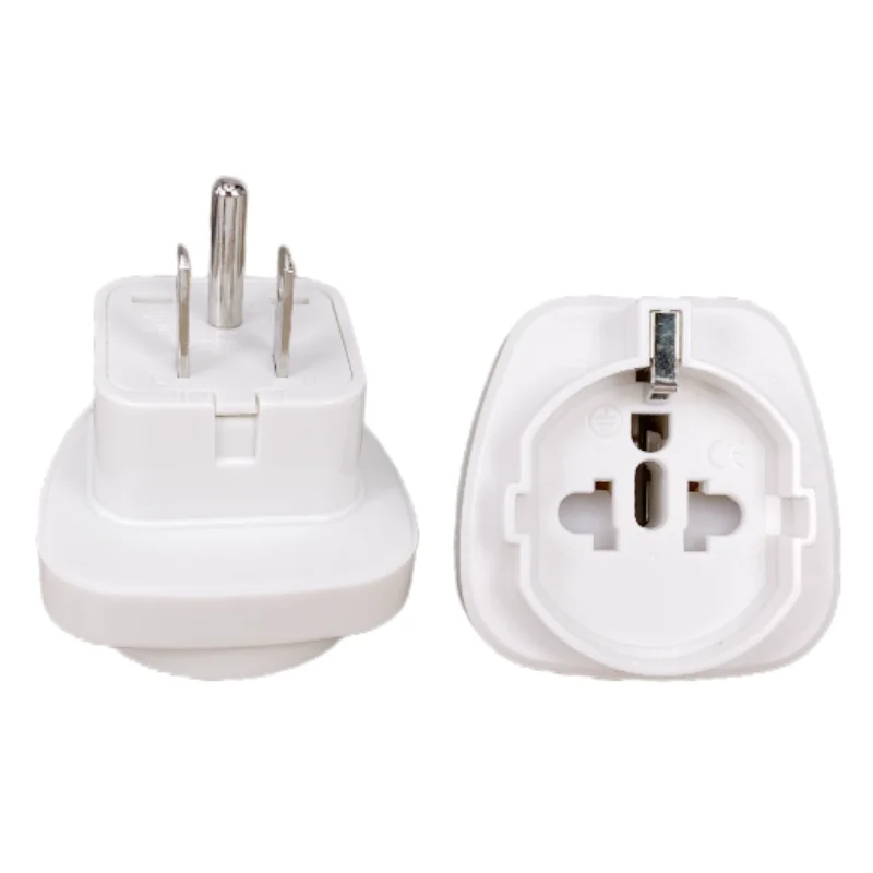 EU franch germany to USA Japan canada Philippines Thailand  Grounded US Type B Wall cable Plug Travel Adapter Outlet