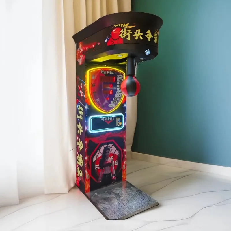 Punching Game Machine Boxing Machine Boxing Arcade Machine Electronic Score LED Display Coin Operated for Game Center Custom