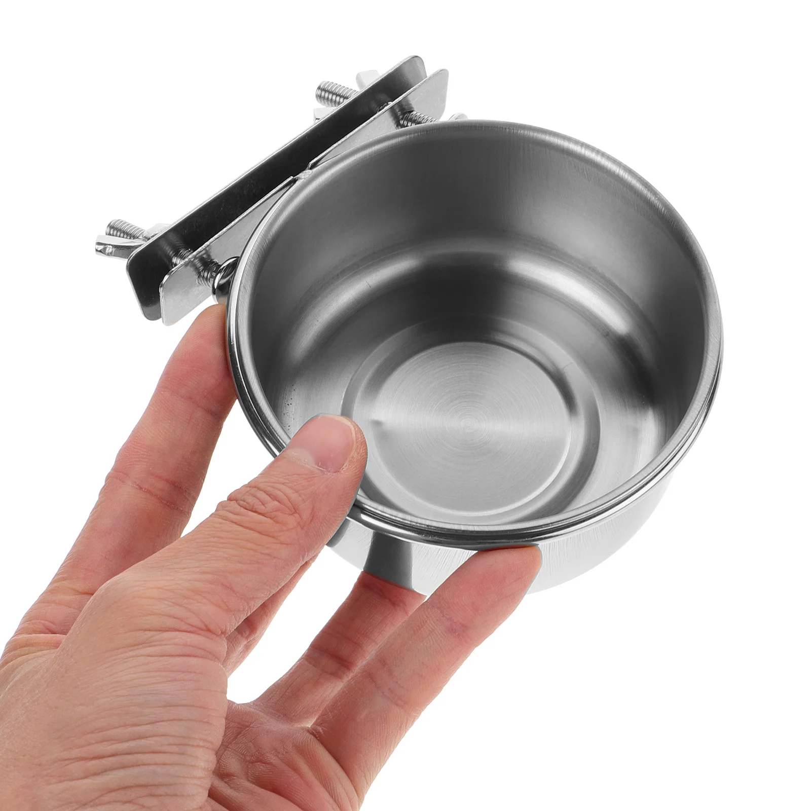 

Elevated Dog Bowl Stand Wall Mounted Pet Feeder Stainless Steel Bird Bowls Cage Cat Feeder Water Dishes Accessories Kitchen Home