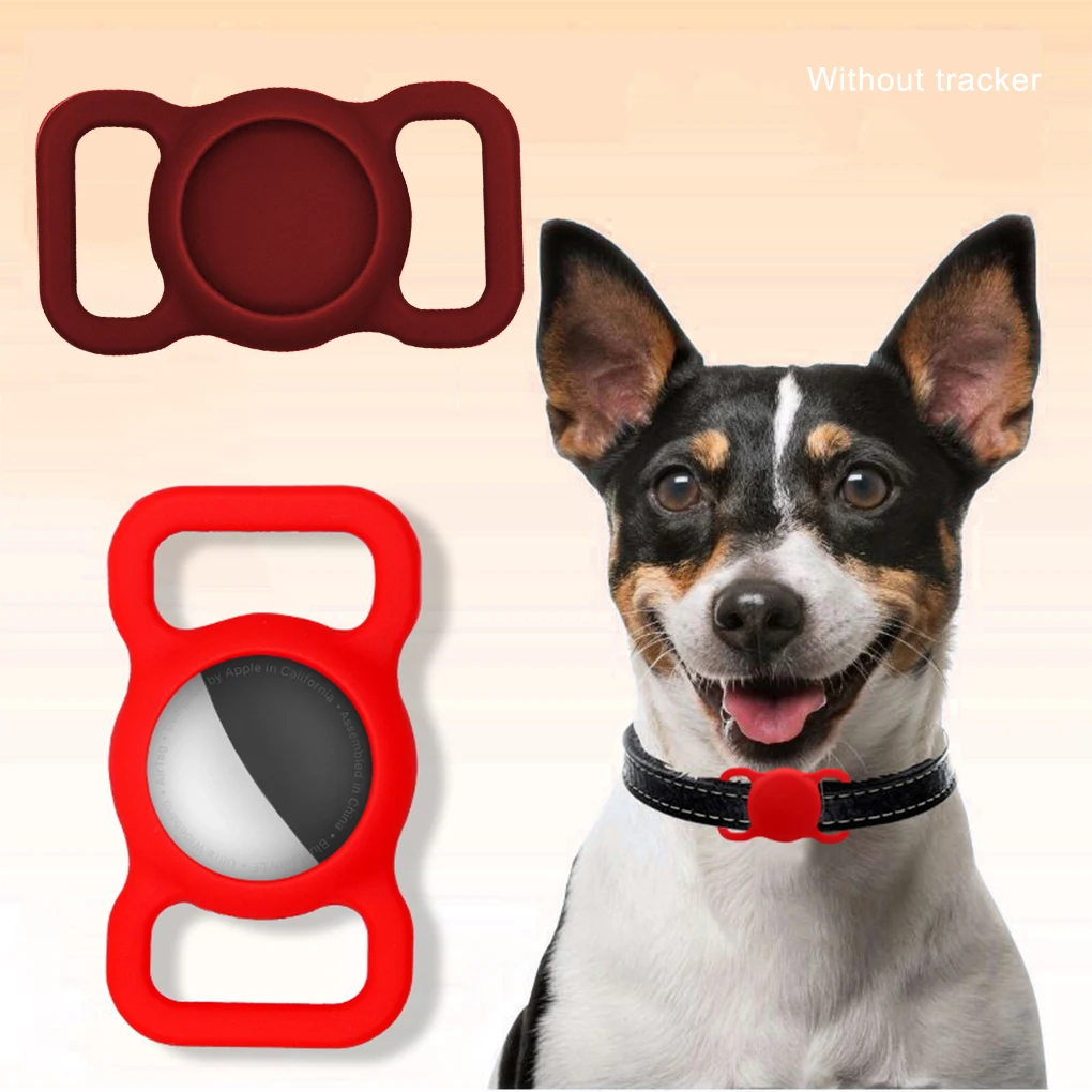 Sarung pelindung pelacak hewan peliharaan, pengganti Cover silikon pelacak untuk AirTag hijau
