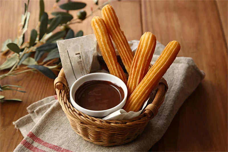 Máquina Manual para hacer Churros latinos, herramienta para hacer aperitivos, 2 y 3 litros