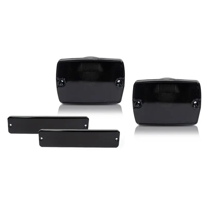 

A33K-4PC Bumper Turn Signal+Fender Side Marker Lights For Jeep Wrangler YJ 1987-1995 56001378,56001424