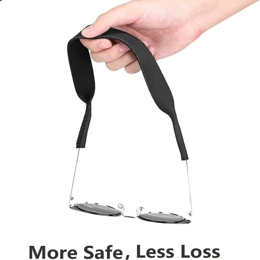 Useful No Tail Sunglasses Stretchy Band Strap Multicolor Nonslip Glasses Strap Anti Drop Eyeglasses Strap