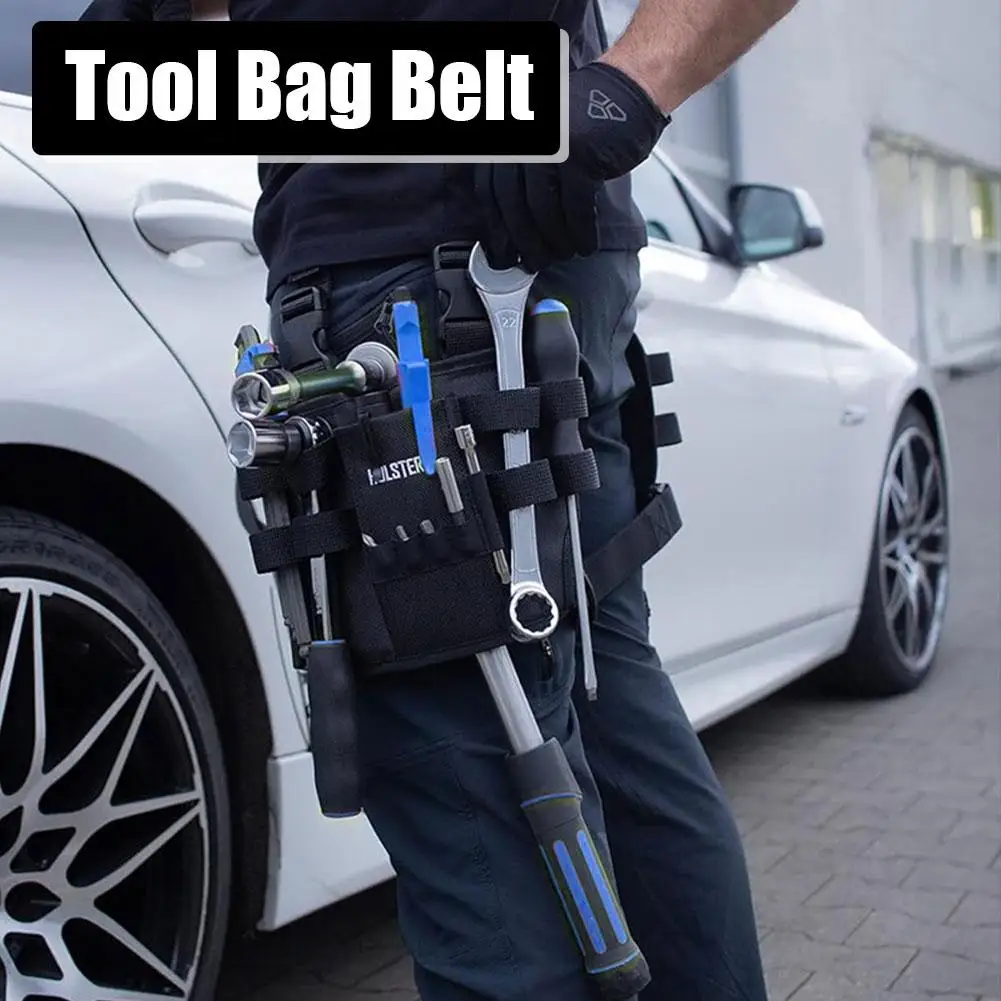 Carpenter Tool Bag Belt Drill Hammer Storage Portable Belt Bag Tool Holder Waist Pocket New Utility Pouch Screwdriver Kit