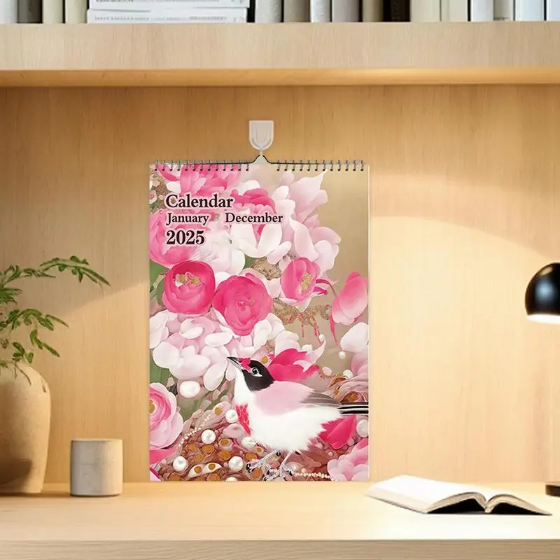 تقويم الحائط لعام 2025 تقويم الحائط الشهري 2025 كتل كبيرة التقويم الشهري من يناير 2025 ديسمبر 2025 تقويم مكتبي لـ