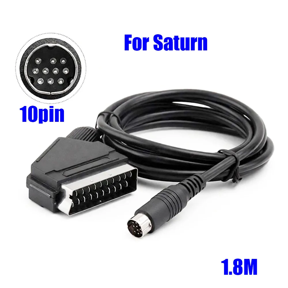 Yaru 1.8m RGB Scart Cable For PS2/PS1/PS3/SEGA Mega Drive1/MD2/DC Dreamcast/Saturn/XBOX/XBOX 360 Retro Video Game Consoels view 4