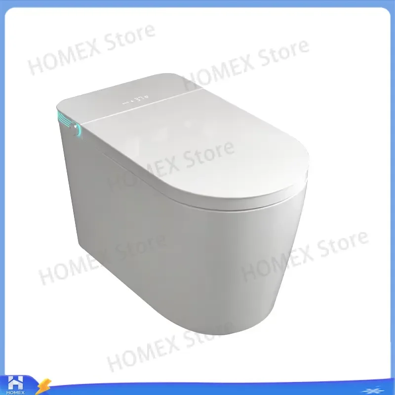 Smart Toilet Strong Siphon Flush No Water Pressure Limit Extended Seat Modern Bathroom Fixture Intelligent Bidet WC