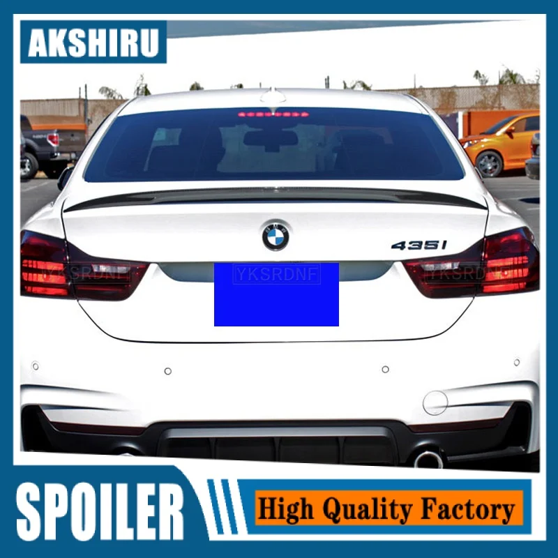 P Style ABS Rear Roof Spoiler Trunk Lip Wing For BMW F32 4 Series 2 Door Coupe 2014 2015 2016 - UP 420i 428i 430i