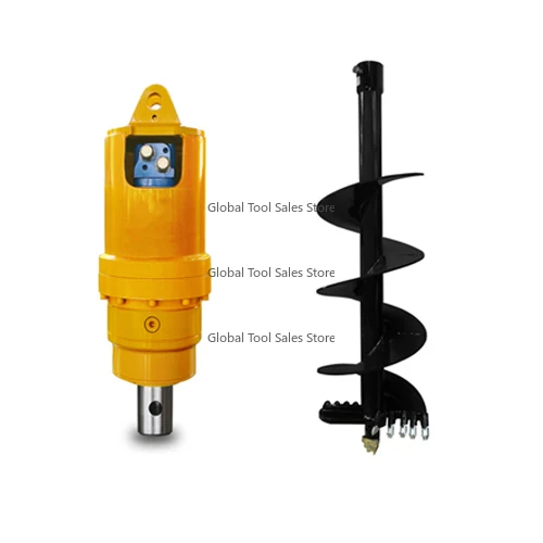 

ADH5700W Hydraulic Earth Auger Drive Excavator Attachment Motor and Gearbox Core Components Ground Hole Drill for Sale