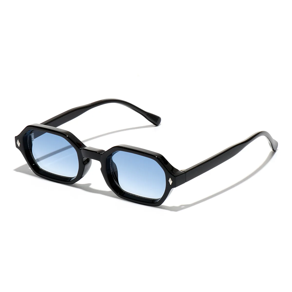 Lunettes de soleil à petite monture carrée, exquises, à la mode, robustes et durables, pour réunions de fête, plage, voyage, résistantes aux UV400