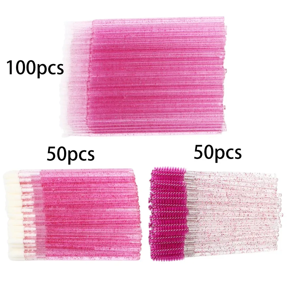 200 Stuks Wegwerp Borstels Set Mascara Wands Lip Borstels Microbrush Applicator Wattenstaafje Voor Wimperverlenging Wenkbrauw Makeup Tools