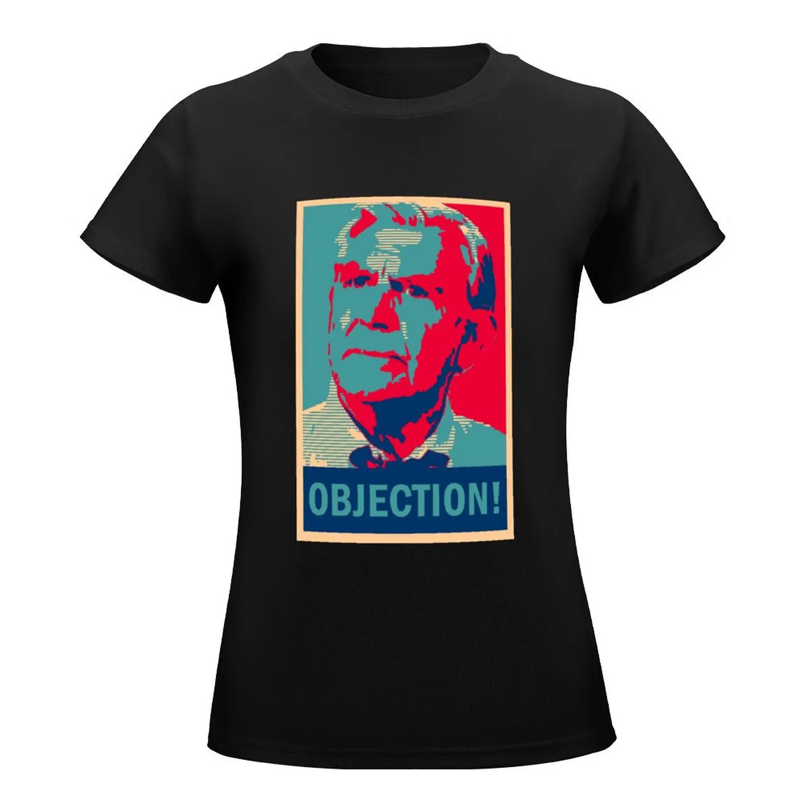 Ben Matlock OBJECTION! T-Shirt Aesthetic clothing tops anime clothes t shirt for Women