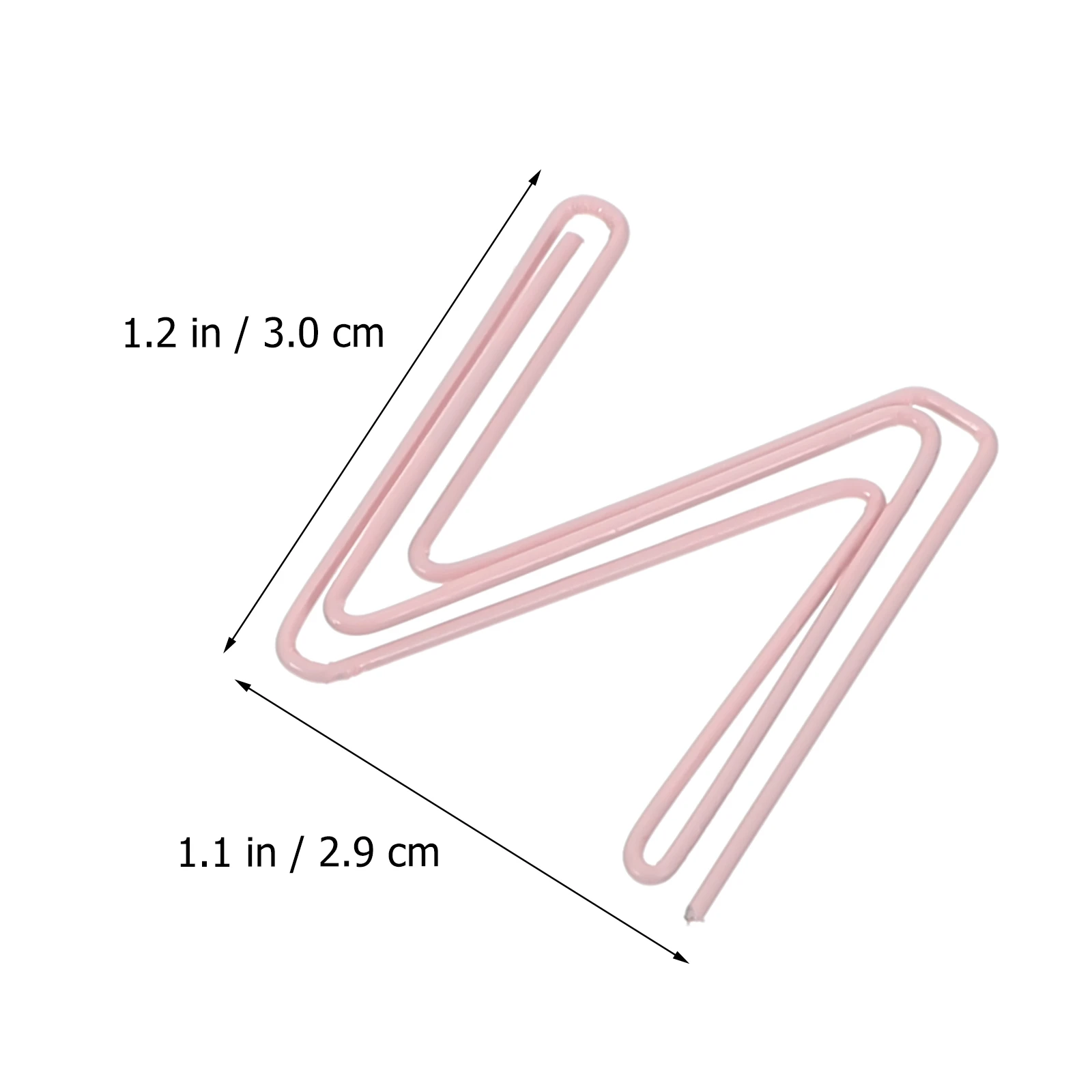 

26pc Thickened Metal Clips Colored English Letter Shape Bird Design File Fixing Binder Clips For Students School