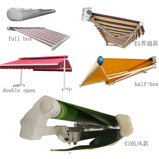 Modern Car Free  Camper Van Roof Manual Canopy Retractable  Motor  Outdoor 270 Degree  Standing  Side Awning Tent